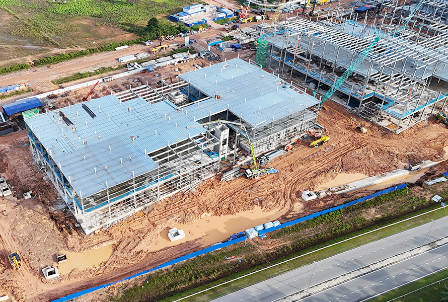 /BRD Malaysia Mega Data Center Project construction